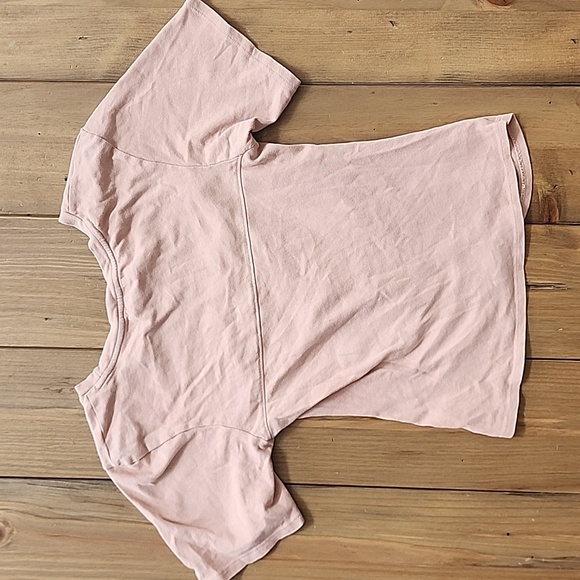 Express Pink Rouched Shirt - Picture 5 of 5